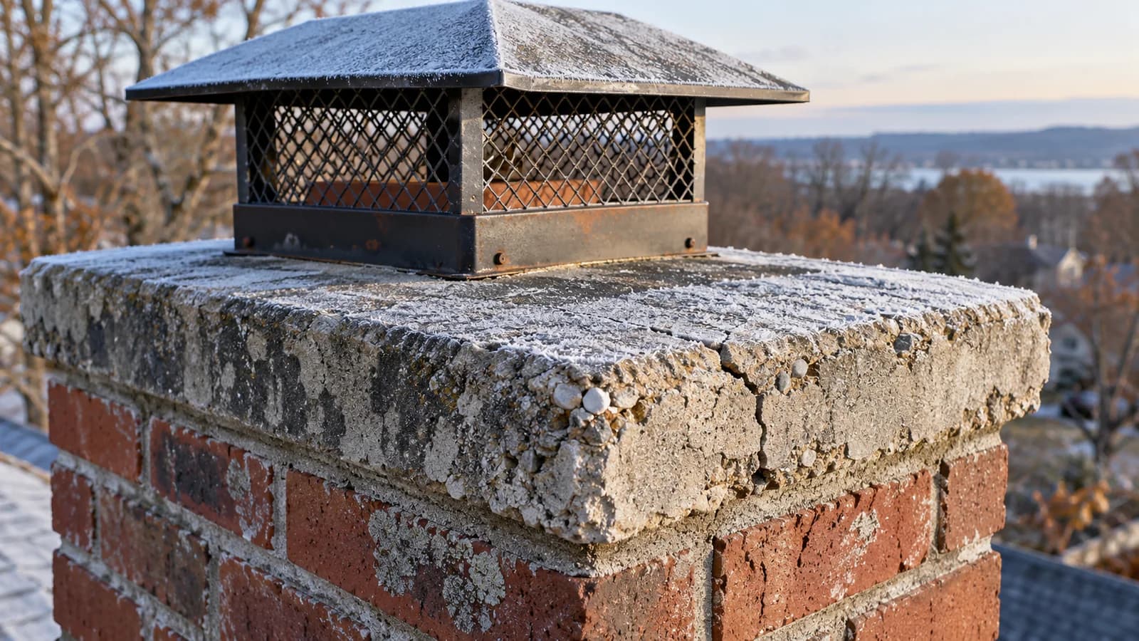 Chimney Crown Damage and Freeze-Thaw Weather in New Jersey - Sweet Home Construction